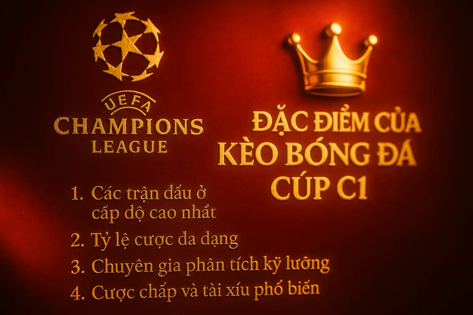 Đặc Điểm Của Kèo Bóng Đá Cúp C1