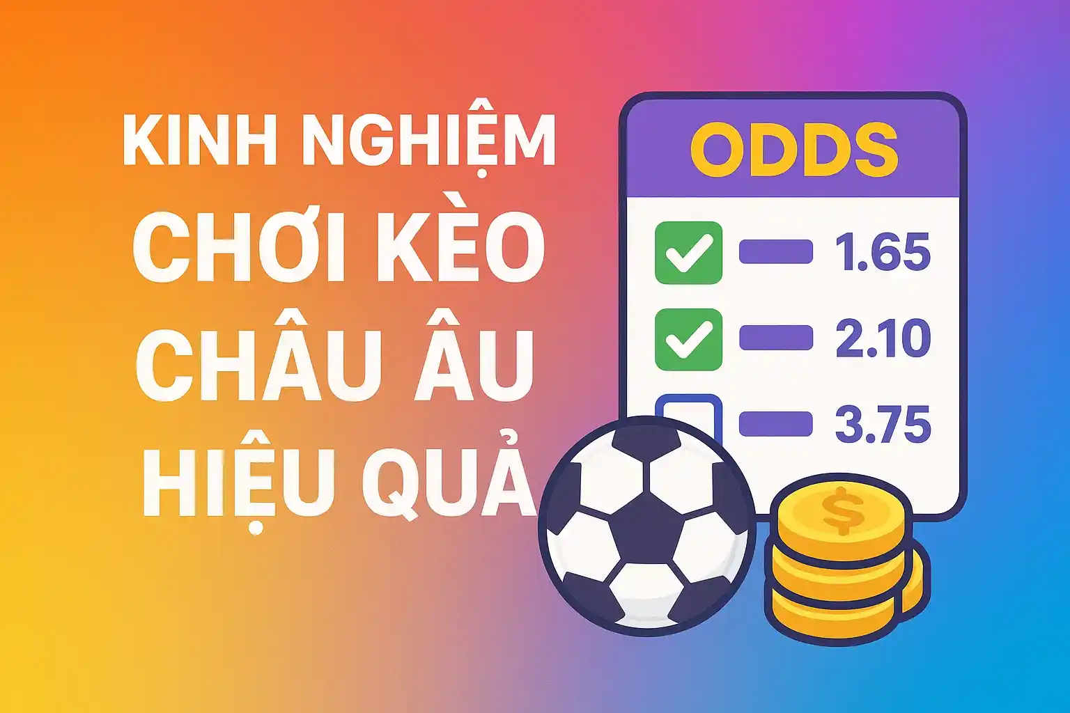 Kinh Nghiệm Chơi Kèo Châu Âu Hiệu Quả